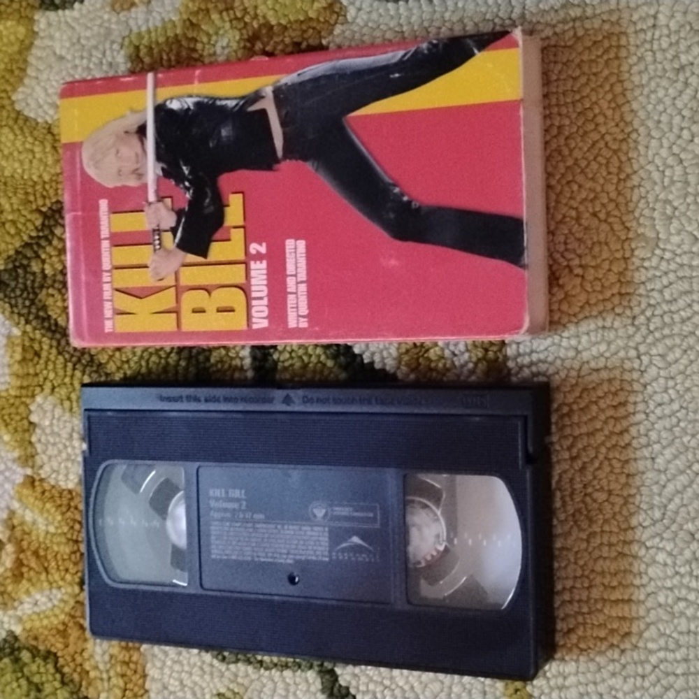 Vintage Kill Bill Volume 2 VHS Tape Movie Tarantino Martial Arts
